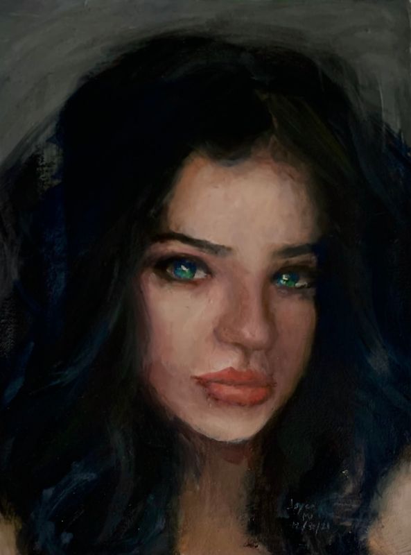 Portrait in Green